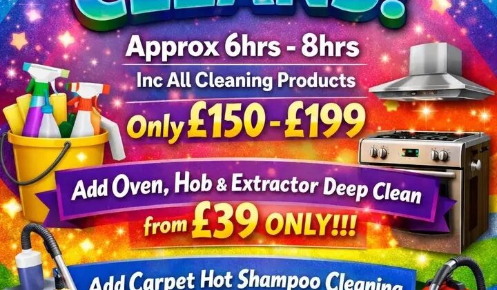 ✨ عرض خاص لتنظيف المنزل قبل الربيع! ✨